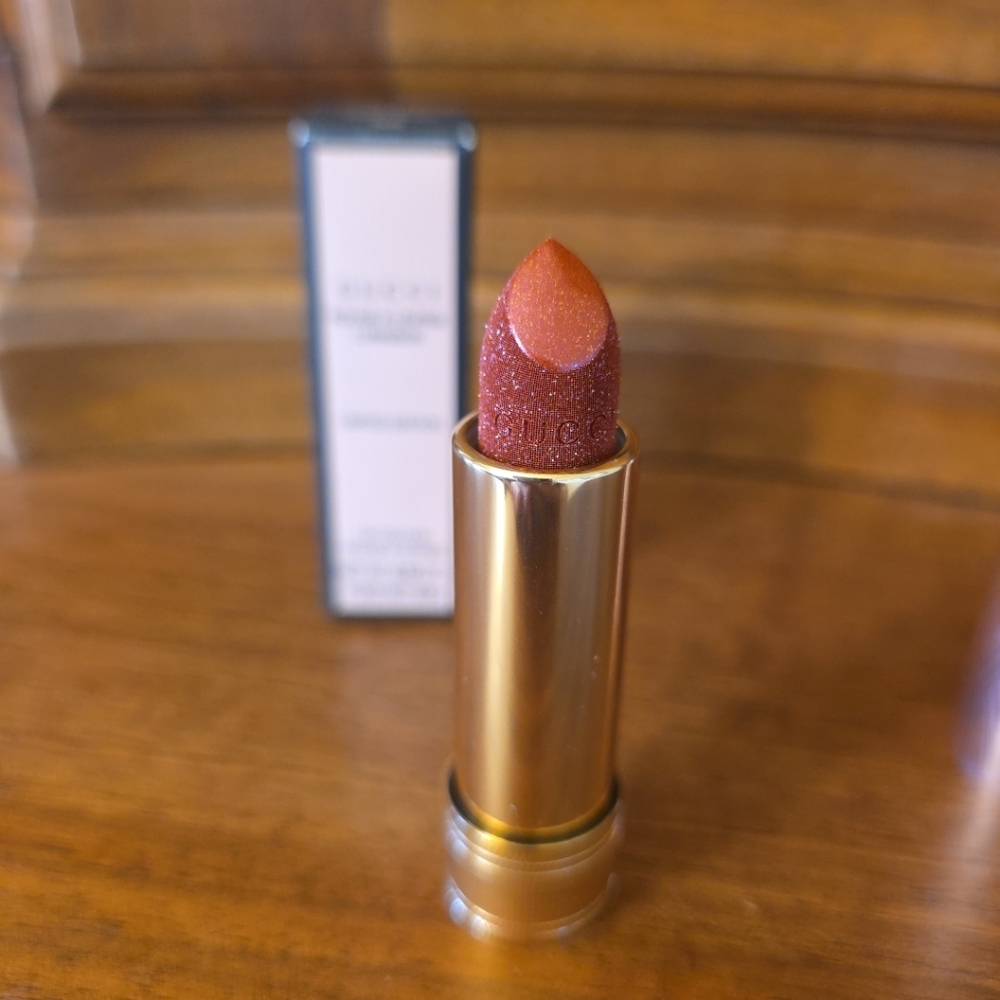 Gucci Rouge A Levres Lunaison Limited Edition, Color 505 Janet Rust Lipstick-NIB - Picture 2 of 6